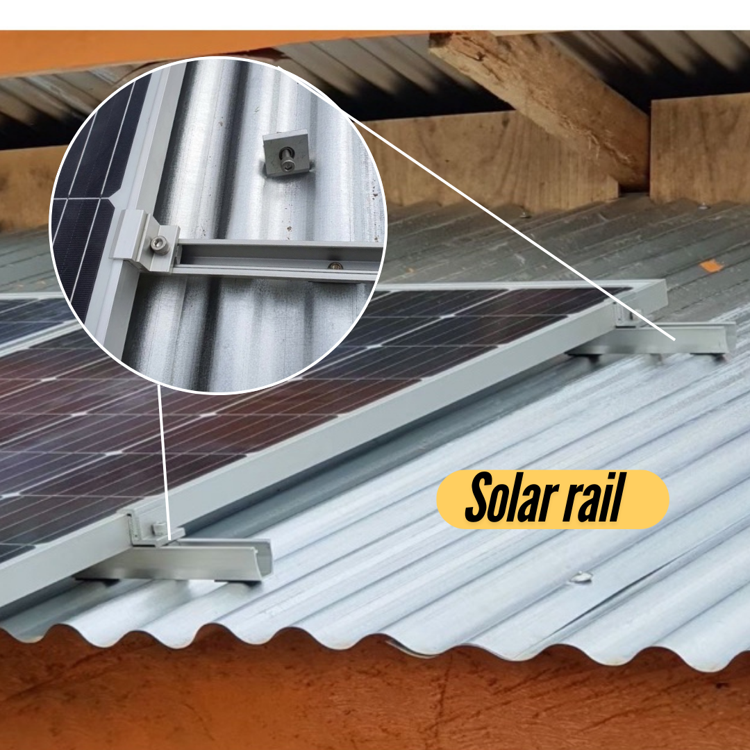 Solar Panel Mounting Roof System End Clamp Middle Clamp Solar Panel ...
