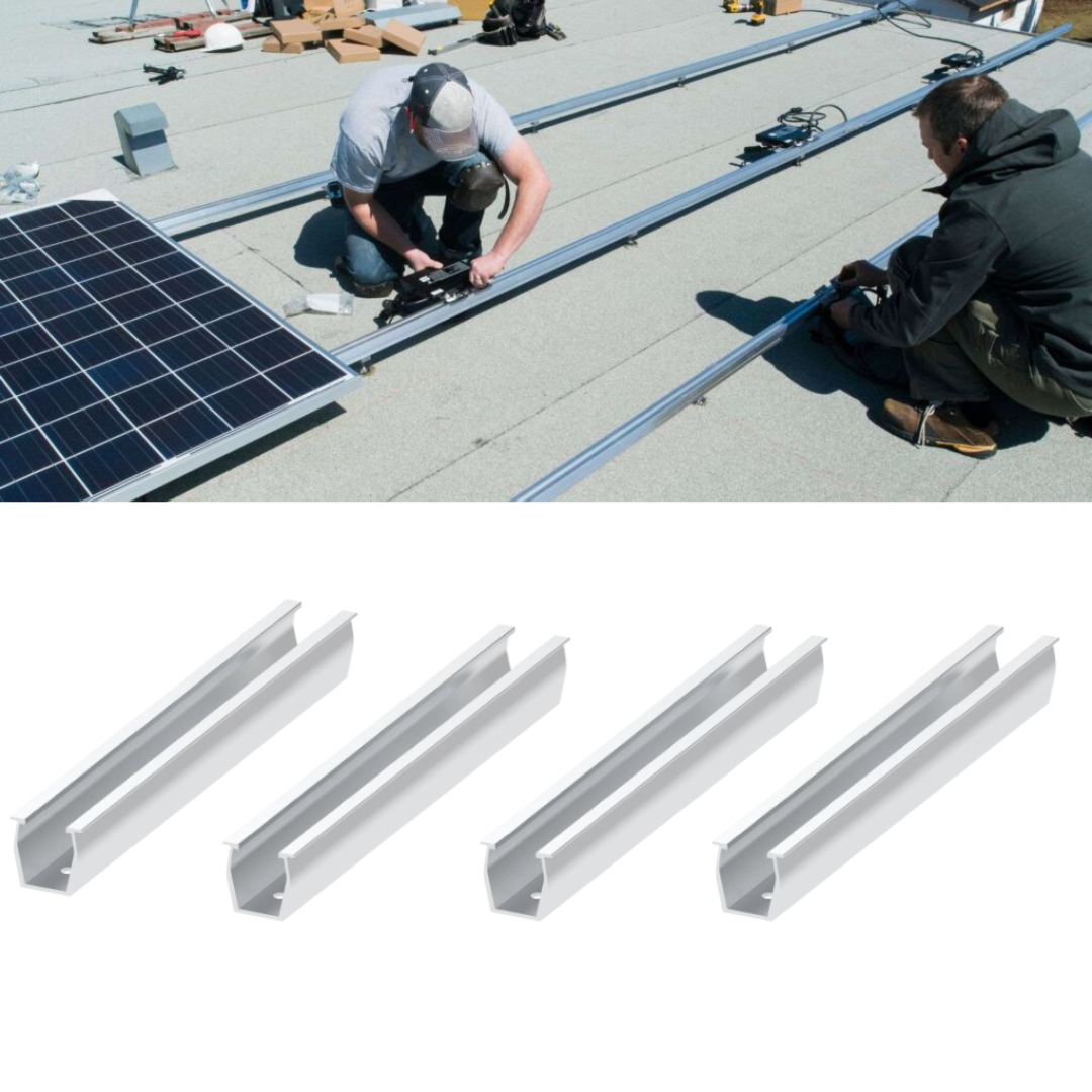 Solar Panel Mounting Roof System End Clamp Middle Clamp Solar Panel ...